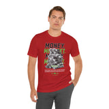 Money Mindset Unisex Jersey Short Sleeve Tee Graphic Black T Shirt Hustle Grind Wealth Entrepreneur Motivational Streetwear Bold Artistic Fashion Outfit