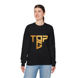 TopG Graphic Unisex Heavy Blend Crewneck Sweatshirt Motivational Hustler Streetwear Fitness Entrepreneur Alpha Mindset Pullover