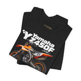 Yamaha YZ450F Inspired Motocross Blueprint Unisex Heavy Cotton Tee Dirt Bike Racing Graphic Streetwear Shirt Gift For Riders