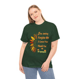Unisex Ho’oponopono Sunflower T Shirt Healing Affirmation Tee Spiritual Gratitude Mindfulness Inspired Positive Energy Heavy Cotton Graphic Top