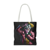 Snapshot of Madness Art Eco Tote Bag Dark Comic Neon Design Premium Canvas Reusable Shopping Bag Streetwear Lifestyle Accessory for Creative Thinkers Artists and Urban Dreamers