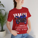 R3 Inspired Sport Motorcycle Art Unisex Heavy Cotton Tee Dynamic Streetwear Graphic for Riders and Moto Enthusiasts