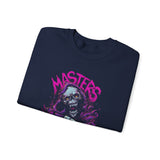 Masters Of Power Realm Sweatshirt Cosmic Skull Energy Design Unisex Premium Streetwear Bold Winter Essential For Fearless Dreamers And Gothic Art Lovers
