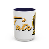 Tate Knight Logo Accent Coffee Mug 11oz 15oz Gold Foil Chess Horse Design Motivational Hustler Ceramic Cup Bold Luxury Inspired Streetwear Gift Drinkware