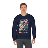 Freedom Snake And Rose Crewneck Comfortable Unisex Sweatshirt Motivational Streetwear Bold Floral Empowerment Design For Resilience And Strength Perfect Gift For Friends Birthdays Cozy Days Casual...