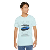 Blue Hypercar Artwork Unisex Heavy Cotton Tee High Speed Performance Inspired Streetwear Graphic Shirt For Car Enthusiasts And Automotive Art Collectors