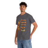 Unisex Ho’oponopono Sunflower T Shirt Healing Affirmation Tee Spiritual Gratitude Mindfulness Inspired Positive Energy Heavy Cotton Graphic Top