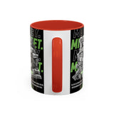 Money Mindset Accent Coffee Mug 11oz 15oz Motivational Hustle Grind Wealth Entrepreneur Graphic Ceramic Mug Bold Streetwear Inspired Success Lifestyle Cup