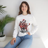 Legends On Court Unisex Heavy Blend Crewneck Sweatshirt Basketball Streetwear Athletic Graphic Pullover Bold Sports Design Perfect Gift For Gym Lovers Urban Fashion Festivals And Basketball Fans