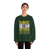 Hustler Original Money Maker Unisex Heavy Blend Crewneck Sweatshirt Streetwear Graphic Bold Dollar Bill Print Motivational Entrepreneur Pullover