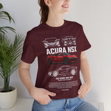 Japanese Hybrid Supercar Inspired Graphic T Shirt Modern NSX Style Performance Car Art Automotive Streetwear Unisex Tee High Speed Racing Lifestyle Shirt for Car Enthusiasts