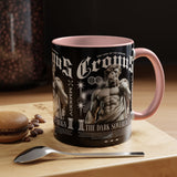 Cronus The Dark Sovereign Accent Coffee Mug 11oz 15oz Greek Mythology Statue Graphic Gothic Streetwear Bold Artistic Ceramic Cup