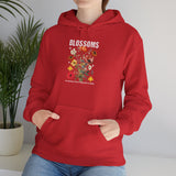 Blossoms Floral Graphic Hoodie Comfortable Unisex Sweatshirt Timeless Charm Streetwear Nature Inspired Empowerment Design Perfect Gift for Garden Lovers Friends Birthdays Cozy Days Casual Wear