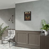 Jabali Warlord Glossy Poster Epic Warrior Wall Art Fantasy Beast Battle Design for Gothic Home Décor, Gaming Rooms, and Bold Fall Aesthetics