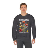 Blossoms Floral Crewneck Sweatshirt Comfortable Unisex Pullover Timeless Charm Streetwear Nature Inspired Empowerment Design Perfect Gift for Garden Lovers Friends Birthdays Cozy Days Casual Wear