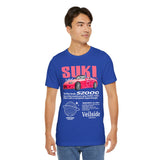 Pink Custom Roadster Blueprint Art Unisex Heavy Cotton Tee Retro Tuner Inspired Streetwear Graphic Shirt for Car Lovers and Daily Casual Wear