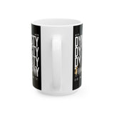 Dynasty Statue Graphic Ceramic Mug Greek Sculpture Butterfly Art Inspired Streetwear Aesthetic Coffee Tea Cup