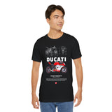 Italian Superbike Panigale Style Racing Motorcycle Graphic Unisex Heavy Cotton Tee Premium Streetwear T Shirt for Riders Bikers Enthusiasts and Everyday Wear