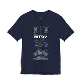 MT07 Inspired Hypernaked Motorcycle Art Unisex Heavy Cotton Tee Bold Rider Streetwear Graphic Apparel