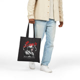 Brave Warrior Roman Gladiator Graphic Cotton Canvas Tote Bag Bold Motivational Streetwear Eco Friendly Reusable Shopping Bag
