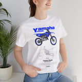 Yamaha YZ125 Inspired Motocross Blueprint Unisex Heavy Cotton Tee Dirt Bike Racing Graphic Shirt Streetwear Gift For Riders