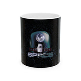 Space Exploration Ceramic Mug Coffee Cup Galaxy Earth Spaceship Astronomy Inspired Cosmic Universe Science Lover Nerd Geek Astronaut Teacher Gift