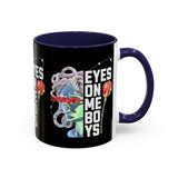 Eyes On Me Boys Medusa Accent Coffee Mug 11oz 15oz Mythological Streetwear Bold Empowerment Design Perfect Gift for Coffee Lovers Friends Birthdays Daily Motivation
