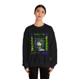 Stalked By Spectator Cyberpunk Anime Glitch Unisex Heavy Blend Crewneck Sweatshirt Japanese Streetwear Pullover