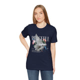 Peaceful Dove Floral Unisex Jersey Short Sleeve Tee Comfortable Soft Cotton Motivational Streetwear Graphic T-Shirt Bold Typography Casual Wear Perfect Gift For Friends Birthdays Everyday Style
