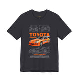 Legendary Turbo JDM MK4 Street Racer Unisex Heavy Cotton Tee Retro Tuner Car Graphic Shirt