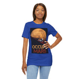 Mars Explorer Astronaut Unisex Heavy Cotton Tee Futuristic Space Adventure Graphic Shirt Inspiring Sci Fi Design Perfect Gift for Dreamers and Space Lovers