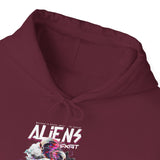 Aliens Exist UFO Graphic Unisex Heavy Blend Hooded Sweatshirt Sci Fi Streetwear Alien Space Hoodie