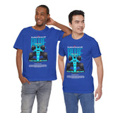 Blue Formula Race Car Graphic Unisex Heavy Cotton Tee High Speed Streetwear for Motorsport Fans and Racing Lifestyle Enthusiasts