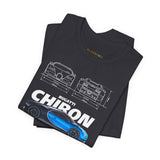 Bugatti Chiron Hypercar Side Profile Graphic T Shirt Luxury Supercar Automotive Streetwear Unisex Heavy Cotton Tee High Performance Motorsport Lifestyle Gift For Car Lovers Exotic Car Fans