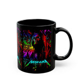 Reaper Of Neon Flames Mug 11oz 15oz Vibrant Gothic Energy Ceramic Coffee Cup Cosmic Skull Artwork Perfect Gift For Artists Dreamers And Night Rebels