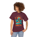 Lord Shiva Death And Destruction Dance And Regeneration Unisex Graphic T Shirt Mahadev Mahakal Devotional Hindu Spiritual Cotton Tee Trishul Rudraksha Festival Wear India