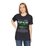 Porsche 911 Green Monster Racing Car Graphic Unisex Heavy Cotton Tee High Performance Speed Machine Streetwear Shirt for Car Enthusiasts