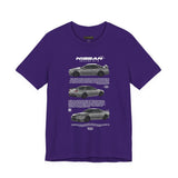 Japanese Performance Skyline Style Coupe Unisex Streetwear Tee High Speed Racing Car Graphic Shirt JDM Culture Drift Inspired Automotive Art Design Urban Fashion For Car Lovers