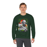 Wicked Supreme Unisex Heavy Blend Crewneck Sweatshirt Statue Art Graphic Pullover Bold Supreme Inspired Streetwear Vintage Aesthetic Fashion