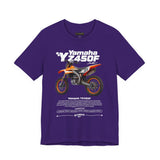 Yamaha YZ450F Inspired Motocross Blueprint Unisex Heavy Cotton Tee Dirt Bike Racing Graphic Streetwear Shirt Gift For Riders