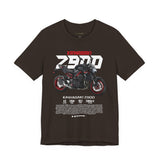 Z900 Streetfighter Blueprint Unisex Heavy Cotton Tee Naked Bike Inspired Performance Motorcycle Graphic Streetwear Gift Red