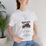 Italian Streetfighter Inspired Naked Motorcycle Graphic Unisex Heavy Cotton Tee Premium Racing Streetwear T Shirt for Riders Bikers Enthusiasts Everyday Wear
