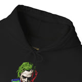 The Jocker Why So Serious Within Unisex Hoodie Bold Psychological Streetwear Art Dark Emotion Pullover for Fearless Thinkers, Artists, and Urban Rebels