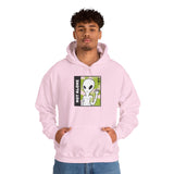 Unisex Not Alone Alien Hoodie UFO Graphic Pullover Sweatshirt Cartoon Extraterrestrial Sci Fi Space Themed Conspiracy Inspired Paranormal Streetwear