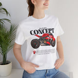 Ducati Inspired Streetfighter Superbike Graphic Unisex Heavy Cotton Tee Premium Racing Streetwear T Shirt for Riders Bikers Enthusiasts and Everyday Wear