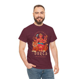 Goddess The Mother Durga T Shirt Divine Shakti Devi Maa Graphic Tee Navratri Durga Puja Festival Wear Hindu Spiritual Devotional Unisex Cotton Casual Streetwear Gift For Devotees