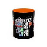 Eyes On Me Boys Medusa Accent Coffee Mug 11oz 15oz Mythological Streetwear Bold Empowerment Design Perfect Gift for Coffee Lovers Friends Birthdays Daily Motivation