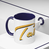 Tate Knight Logo Accent Coffee Mug 11oz 15oz Gold Foil Chess Horse Design Motivational Hustler Ceramic Cup Bold Luxury Inspired Streetwear Gift Drinkware