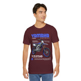 Yamaha YZ250 Inspired Motocross Graphic Unisex Heavy Cotton Tee Racing Dirt Bike Off Road Rider Streetwear Gift for Moto Fans USA