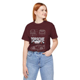 High Performance Track Racer Blueprint Art Unisex Heavy Cotton Tee Streetwear Motorsport Enthusiast Graphic Shirt